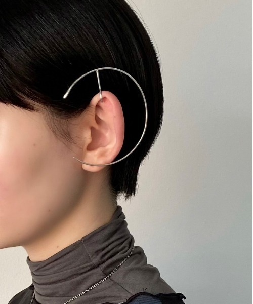 SYKIA（シキア）の「Snake Circle Earcuff（イヤーカフ・レディース・シルバー/ゴールド・FREE）」の9枚目の写真