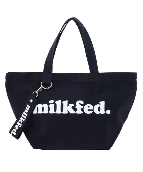 MILKFED.（ミルクフェド）の「OUI WIDE LUNCH TOTE/ランチトート/ ミニトートバッグ（トートバッグ・レディース・ホワイト/ブラック/レッド・ONE SIZE）」の6枚目の写真
