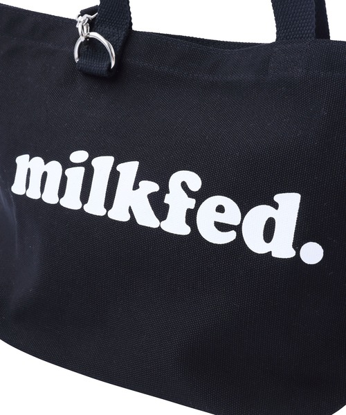 MILKFED.（ミルクフェド）の「OUI WIDE LUNCH TOTE/ランチトート/ ミニトートバッグ（トートバッグ・レディース・ホワイト/ブラック/レッド・ONE SIZE）」の10枚目の写真