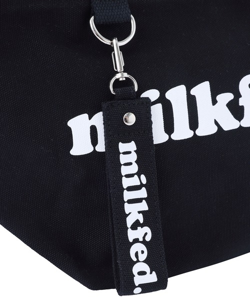 MILKFED.（ミルクフェド）の「OUI WIDE LUNCH TOTE/ランチトート/ ミニトートバッグ（トートバッグ・レディース・ホワイト/ブラック/レッド・ONE SIZE）」の11枚目の写真