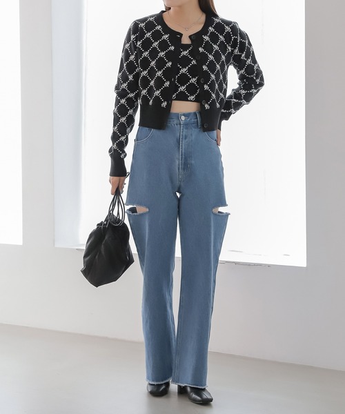 Heather(ヘザー)の「中綿ミニショルダー 123305(ショルダーバッグ・レディース・ブラック/オフホワイト・ONE SIZE)」の19枚目の写真