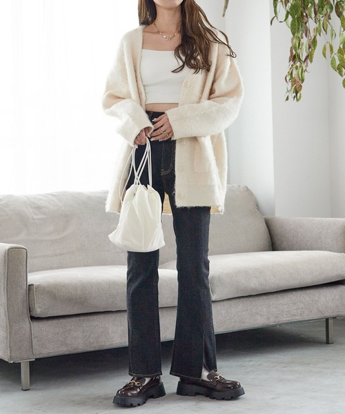 Heather(ヘザー)の「中綿ミニショルダー 123305(ショルダーバッグ・レディース・ブラック/オフホワイト・ONE SIZE)」の22枚目の写真