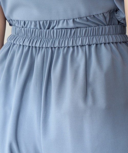 N.（N. Natural Beauty Basic）（エヌエヌナチュラルビューティーベーシック）の「◆バンドカラーペプラムセットアップ（ワンピース・レディース・ネイビー/モカ/ナチュラル/ブルー・MEDIUM）」の20枚目の写真