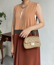 【WEB限定】スリーカラーキーネックジャンスカ