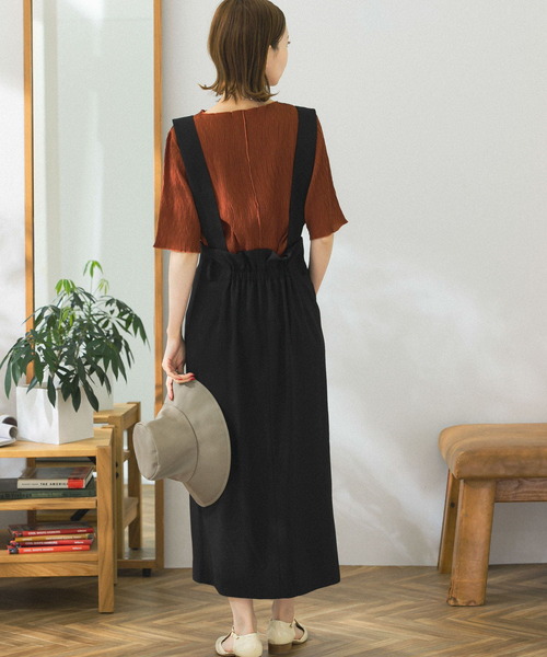 URBAN RESEARCH ROSSO WOMEN（アーバンリサーチ　ロッソ）の「マルチWAYロングタイトスカート（スカート・レディース・ブラック/モカ・38/36）」の14枚目の写真