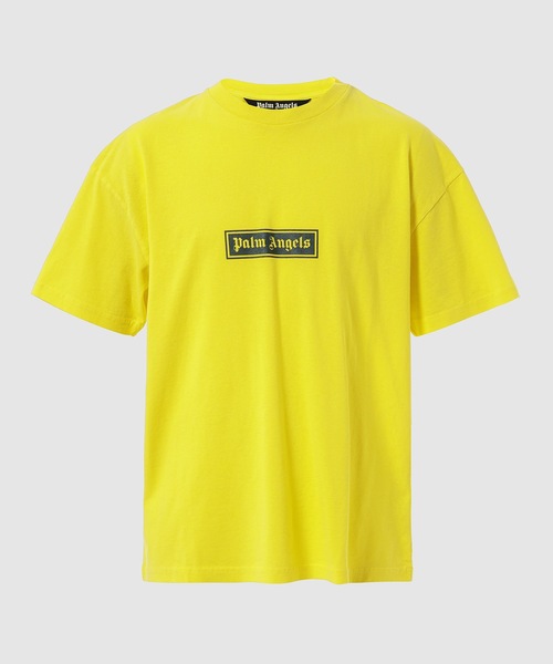 Palm Angels(パームエンジェルス)の「GD BOX LOGO TEE(Tシャツ/カットソー・メンズ・イエロー系その他・M/L/XL)」の1枚目の写真