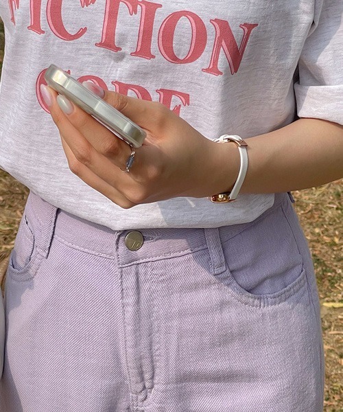 SONA(ソナ)の「SONYUNARA NEW英文プリントTシャツ(Tシャツ/カットソー・レディース・ホワイト/ライトグレー/ダークグレー・FREE)」の16枚目の写真