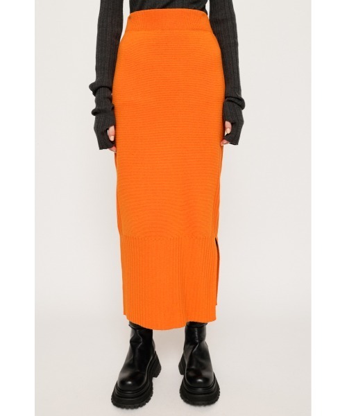 SLY（スライ）の「MILANO RIB KNIT SK ミラノリブ ニットスカート