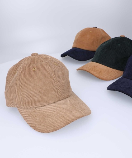 BACK NUMBER(バックナンバー)の「【BACK NUMBER】ムジコーデュロイキャップ(キャップ・メンズ・グリーン/カーキブラウン/ベージュ/ネイビー・フリー)」の3枚目の写真