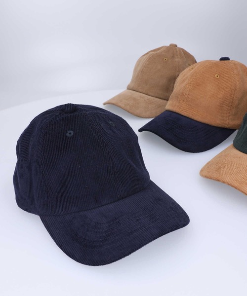 BACK NUMBER(バックナンバー)の「【BACK NUMBER】ムジコーデュロイキャップ(キャップ・メンズ・グリーン/カーキブラウン/ベージュ/ネイビー・フリー)」の1枚目の写真