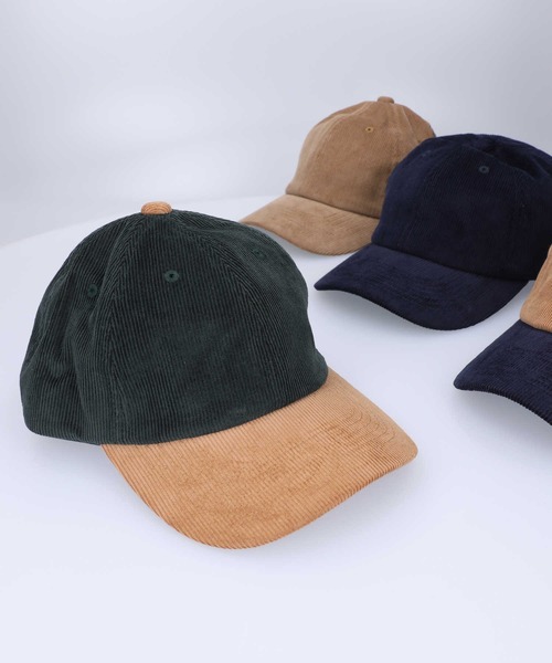 BACK NUMBER(バックナンバー)の「【BACK NUMBER】ムジコーデュロイキャップ(キャップ・メンズ・グリーン/カーキブラウン/ベージュ/ネイビー・フリー)」の4枚目の写真