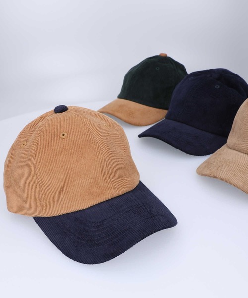 BACK NUMBER(バックナンバー)の「【BACK NUMBER】ムジコーデュロイキャップ(キャップ・メンズ・グリーン/カーキブラウン/ベージュ/ネイビー・フリー)」の2枚目の写真
