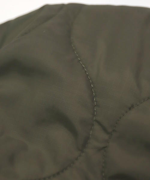 D.M.G.（ドミンゴ）の「[D.M.G / ディーエムジー] ナイロンリップキルト ライナーコート（ダウンジャケット/コート・レディース・ベージュ/オリーブ・FREE）」の13枚目の写真