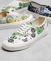 VANS ヴァンズ / AUTHENTIC 44 DX オーセンティック タイダイ 総柄 刺繍キャンバス ローカットスニーカー / VN0A7Q5CBHF VN0A7Q5CGLD VN0A54F2BLK