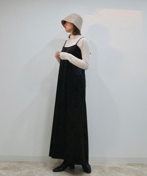 Reurie'（レウリィ）の「ニットバケットハット（ハット・レディース・ブラウン/ベージュ・FREE）」の5枚目の写真