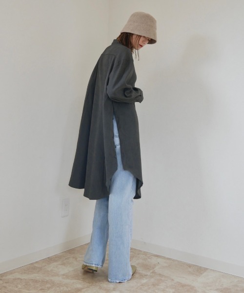 Reurie'（レウリィ）の「ニットバケットハット（ハット・レディース・ブラウン/ベージュ・FREE）」の7枚目の写真