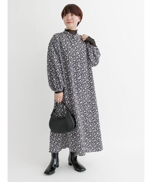 Lugnoncure（ルノンキュール）の「ハイネックシアートップス（ニット/セーター・レディース・ブラック/ブルー/グリーン/キナリ・ﾌﾘ-）」の13枚目の写真