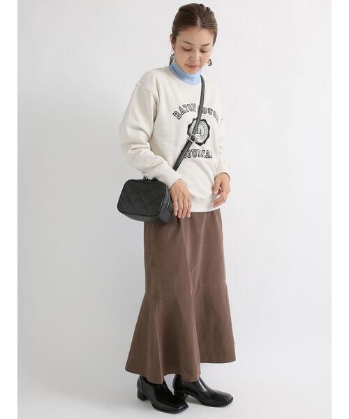 Lugnoncure（ルノンキュール）の「ハイネックシアートップス（ニット/セーター・レディース・ブラック/ブルー/グリーン/キナリ・ﾌﾘ-）」の17枚目の写真