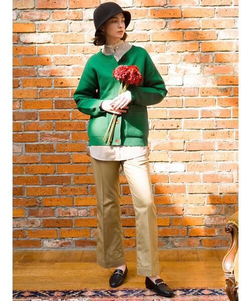 Lugnoncure（ルノンキュール）の「ハイネックシアートップス（ニット/セーター・レディース・ブラック/ブルー/グリーン/キナリ・ﾌﾘ-）」の20枚目の写真