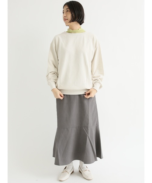 Lugnoncure（ルノンキュール）の「ハイネックシアートップス（ニット/セーター・レディース・ブラック/ブルー/グリーン/キナリ・ﾌﾘ-）」の10枚目の写真