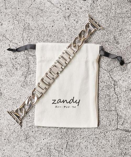 zandy(ズィーアンドワイ)の「【zandy / ズィー・アンド・ワイ】アップルウォッチバンド チェーンバンド(デジタル腕時計・レディース・ブラック/シルバー/ゴールド/ピンクゴールド・SMALL/MEDIUM)」の7枚目の写真