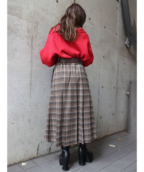 MURUA(ムルーア)の「ワイドプリーツスカート(スカート・レディース・カーキ/その他1/ブラック・1/2)」の11枚目の写真