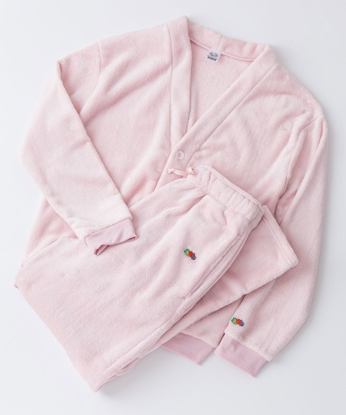 【FRUIT OF THE LOOM/フルーツオブザルーム】ボア カーディガンセット（パジャマ） 上下組（ルームウェア/パジャマ）｜FRUIT OF THE LOOM（フルーツオブザルーム）