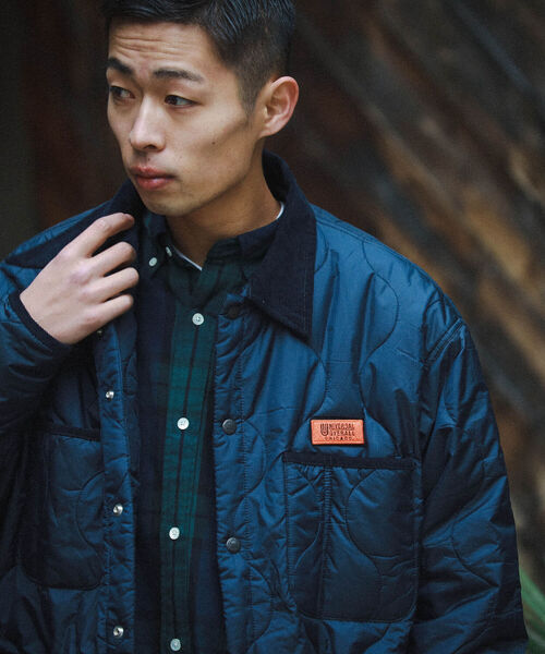 UNIVERSAL OVERALL（ユニバーサルオーバーオール）の「UNIVERSAL OVERALL × BEAMS / 別注 キルティング カバーコーチ ジャケット（ブルゾン・メンズ・ブラック/オリーブ/ネイビー・SMALL/MEDIUM/LARGE/X-LARGE）」の11枚目の写真