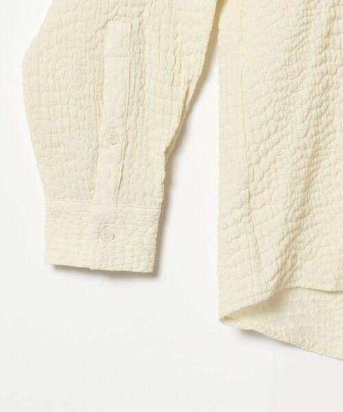 Ray BEAMS（レイビームス）の「GHOSPELL / Crew Reptile Shirt（シャツ/ブラウス・レディース・ナチュラル・SMALL）」の4枚目の写真