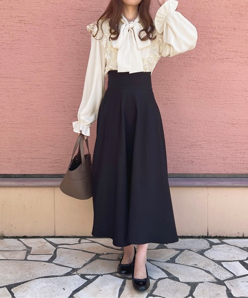 apres jour（アプレジュール）の「レース×ボウタイブラウス【ZOZOTOWN限定アイテム】（シャツ/ブラウス・レディース・アイボリー/オフホワイト/ブラック・X-LARGE/フリー）」の22枚目の写真