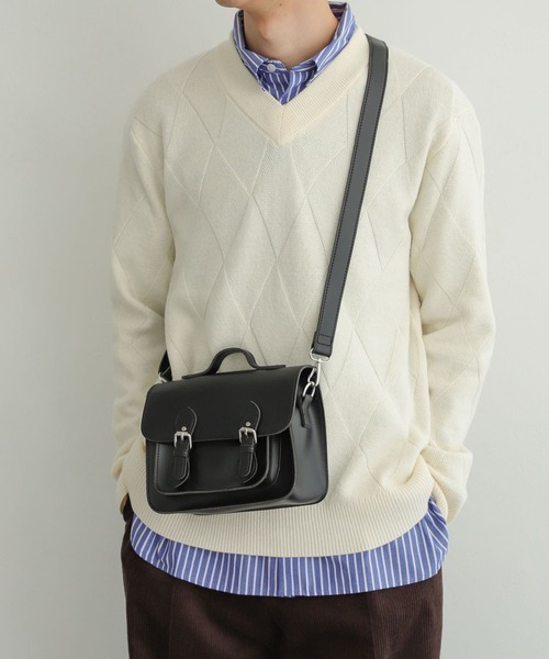 SENSE OF PLACE by URBAN RESEARCH(センスオブプレイスバイアーバンリサーチ)の「ダイヤガラVネックセーター(ニット/セーター・メンズ・チャコールグレー/パープル/アイボリー・MEDIUM/LARGE)」の7枚目の写真