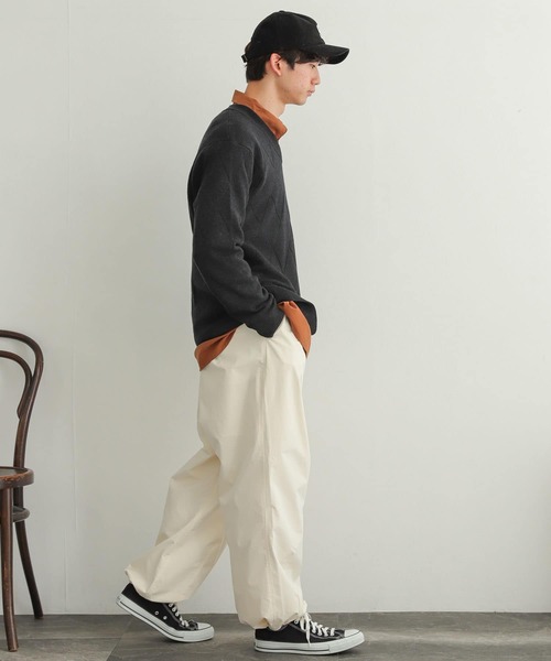 SENSE OF PLACE by URBAN RESEARCH(センスオブプレイスバイアーバンリサーチ)の「ダイヤガラVネックセーター(ニット/セーター・メンズ・チャコールグレー/パープル/アイボリー・MEDIUM/LARGE)」の20枚目の写真