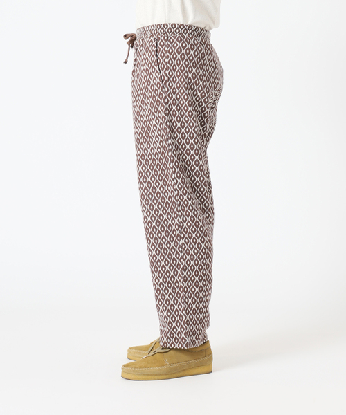 JOURNAL STANDARD relume（ジャーナルスタンダード　レリューム）の「ジャガードパターン 1タックイージーパンツ（スラックス・メンズ・ベージュ/ブラウン/キャメル・LARGE/MEDIUM）」の11枚目の写真