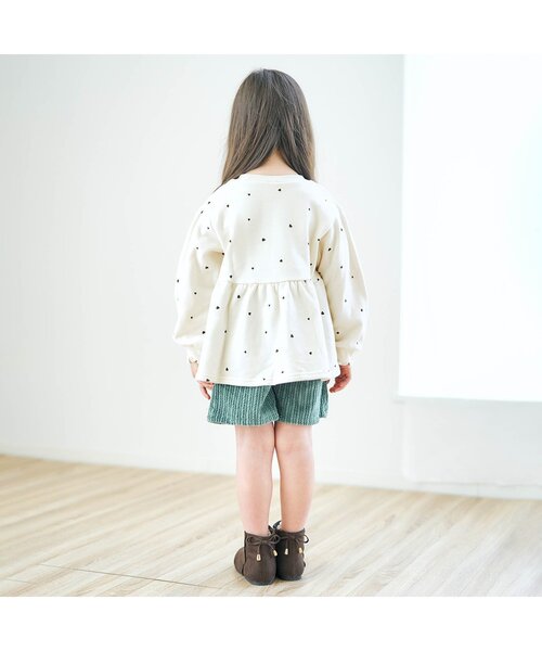 apres les cours（アプレレクール）の「【WEB限定】パワーショルダートレーナー（スウェット・キッズ・アイボリー/ピンク/ネイビー/イエロー/ラベンダー・130/110/100/80/140/120/90）」の19枚目の写真