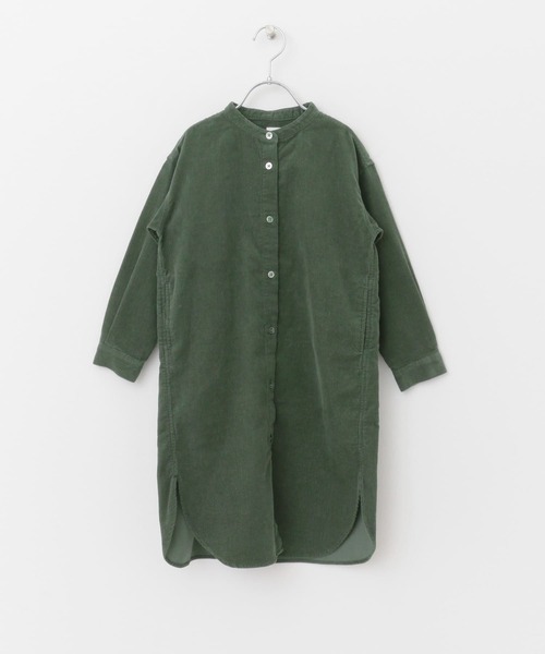 URBAN RESEARCH DOORS（アーバンリサーチドアーズ）の「『親子リンク』コーデュロイシャツワンピース(KIDS)（ワンピース・キッズ・ベージュ/グリーン・105/120/135）」の15枚目の写真