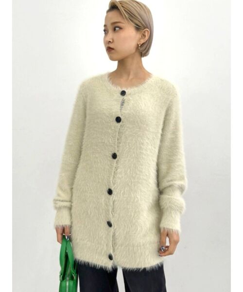 EMODA(エモダ)の「オーバーシャギーカーディガン(カーディガン/ボレロ・レディース・アイボリー/その他/ブラック/その他1・FREE)」の20枚目の写真