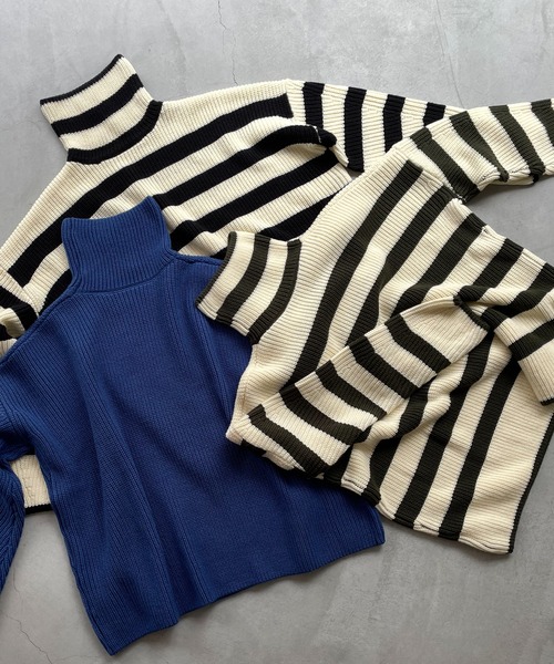 arc(アーク)片あぜハイネックニット