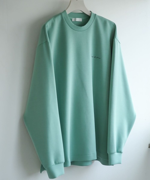 SENSE OF PLACE by URBAN RESEARCH(センスオブプレイスバイアーバンリサーチ)の「『ユニセックス』シシュウダンボールポンチロングTシャツ(Tシャツ/カットソー・メンズ・ブラック/ブルー/ライトベージュ/ミント/ホワイト/ブラウン/チャコールグレー・LARGE/MEDIUM)」の7枚目の写真