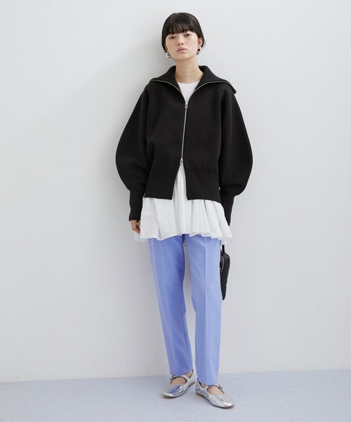 ADAM ET ROPE'(アダムエロペ)の「【サステナブル】スリムスラックス(スラックス・レディース・ブラック/ブルー系その他4/ピンク系その他2・34/36/38)」の8枚目の写真