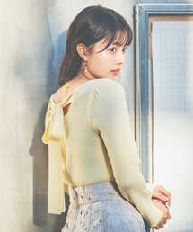 PROPORTION BODY DRESSING | バックリボンニット / 1213170105(ニット/セーター)