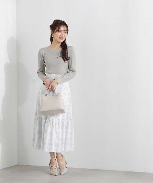 PROPORTION BODY DRESSING(プロポーションボディドレッシング)の「バックリボンニット / 1213170105(ニット/セーター・レディース・イエロー/ホワイト系その他/グリーン・FREE)」の18枚目の写真