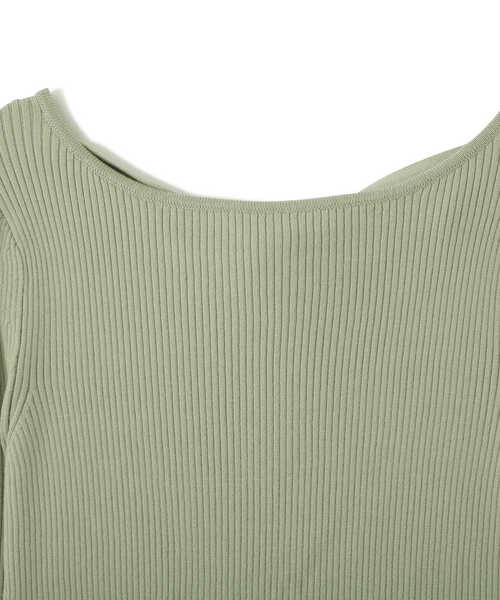 PROPORTION BODY DRESSING(プロポーションボディドレッシング)の「バックリボンニット / 1213170105(ニット/セーター・レディース・イエロー/ホワイト系その他/グリーン・FREE)」の21枚目の写真