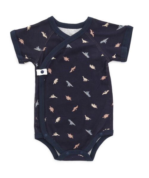 apres les cours（アプレレクール）の「ベビー半袖グレコ肌着（肌着・キッズ・ピンク/キナリ/ネイビー/アイボリー・70/80）」の3枚目の写真