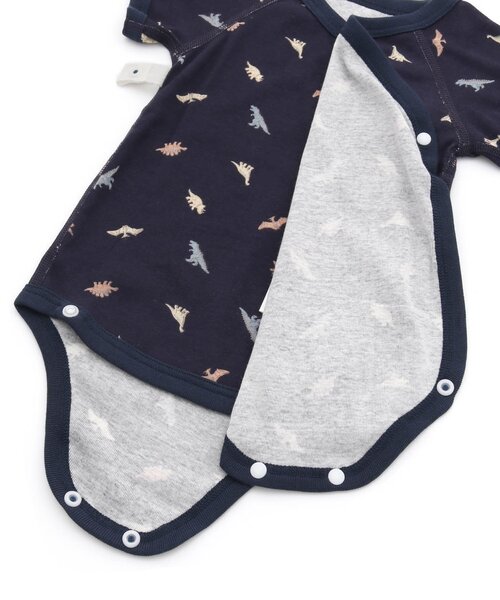 apres les cours（アプレレクール）の「ベビー半袖グレコ肌着（肌着・キッズ・ピンク/キナリ/ネイビー/アイボリー・70/80）」の16枚目の写真