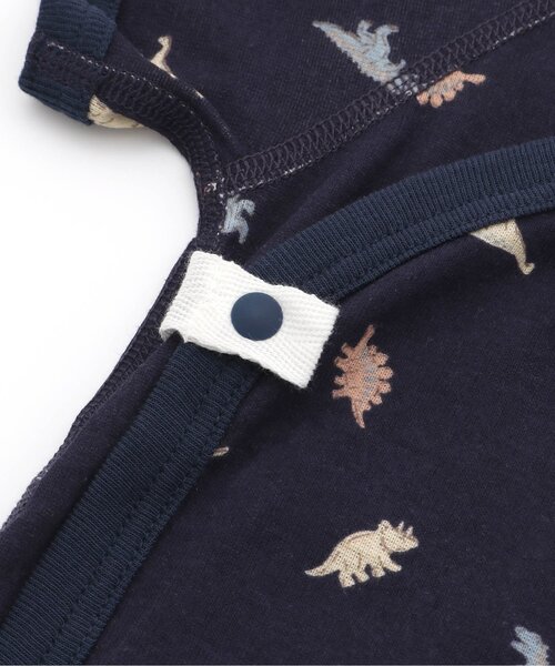 apres les cours（アプレレクール）の「ベビー半袖グレコ肌着（肌着・キッズ・ピンク/キナリ/ネイビー/アイボリー・70/80）」の20枚目の写真