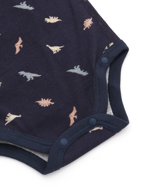 apres les cours（アプレレクール）の「ベビー半袖グレコ肌着（肌着・キッズ・ピンク/キナリ/ネイビー/アイボリー・70/80）」の12枚目の写真