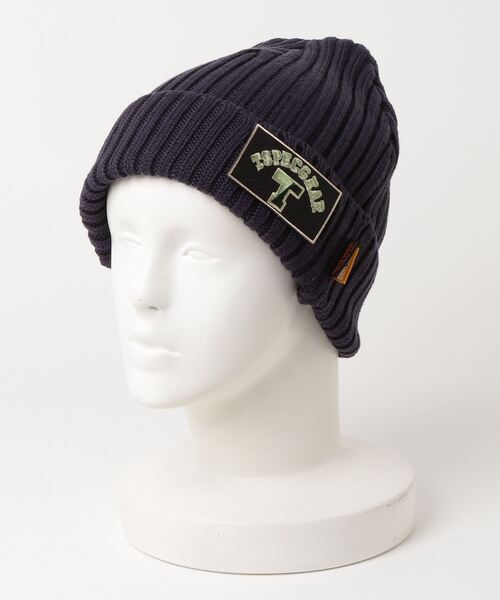 GRIP SWANY(グリップスワニー)の「atmos x T SPEC GEAR x GRIPSWANY FIREPROOF WATCH CAP (NAVY) アトモスxティースペックギアxグリップスワニーファイヤープルーフワッチキャップ(ニットキャップ/ビーニー・メンズ・ネイビー・ONE SIZE)」の1枚目の写真