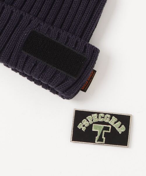 GRIP SWANY(グリップスワニー)の「atmos x T SPEC GEAR x GRIPSWANY FIREPROOF WATCH CAP (NAVY) アトモスxティースペックギアxグリップスワニーファイヤープルーフワッチキャップ(ニットキャップ/ビーニー・メンズ・ネイビー・ONE SIZE)」の2枚目の写真