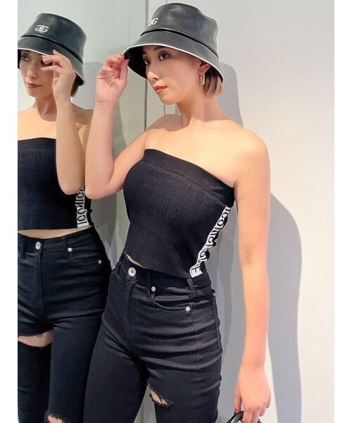 GYDA(ジェイダ)の「ベアサイドジャカードニットTOPS(ニット/セーター・レディース・ブラック/オフホワイト/オレンジ・FREE)」の13枚目の写真