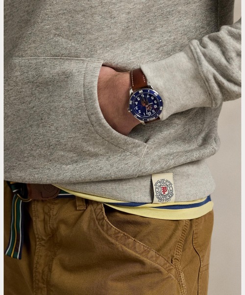POLO RALPH LAUREN（ポロ ラルフ ローレン）の「フリース フーディ（パーカー・メンズ・グレー系・L/M/S/XL/XS/XXL）」の8枚目の写真